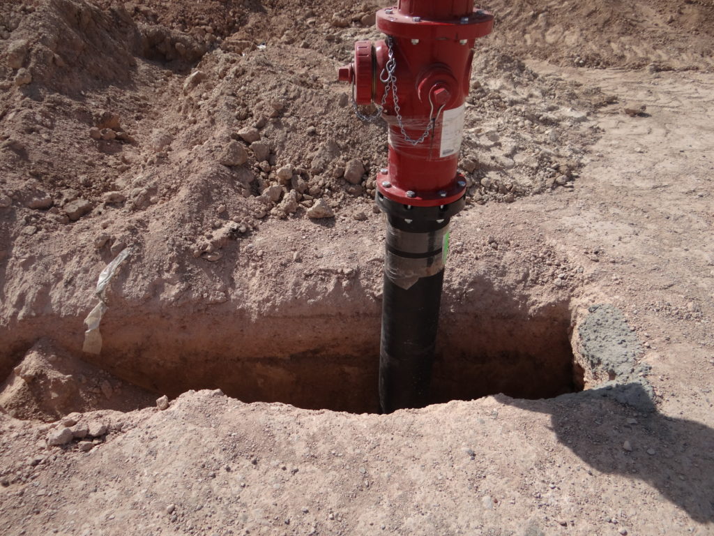 Pecos Field Office Fire Hydrant Install